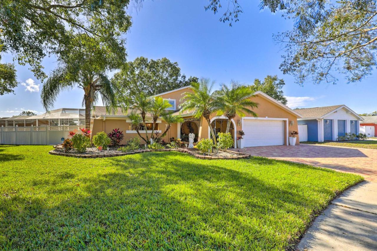 Cozy Home In Heart Of Tampa With Lanai And Pool! Ngoại thất bức ảnh